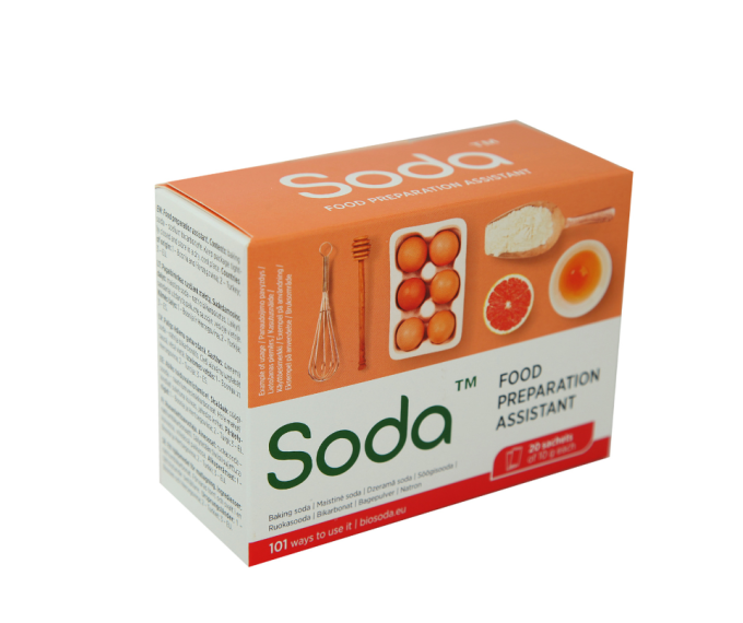 Maistinė soda. Pagalbininkas ruošiant maistą 10 g x 20 vnt