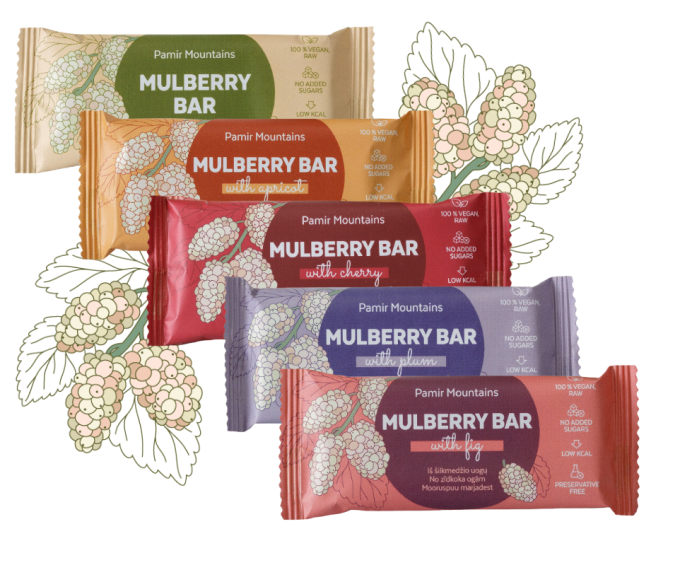 MULBERRY BAR | set of 5 flavors