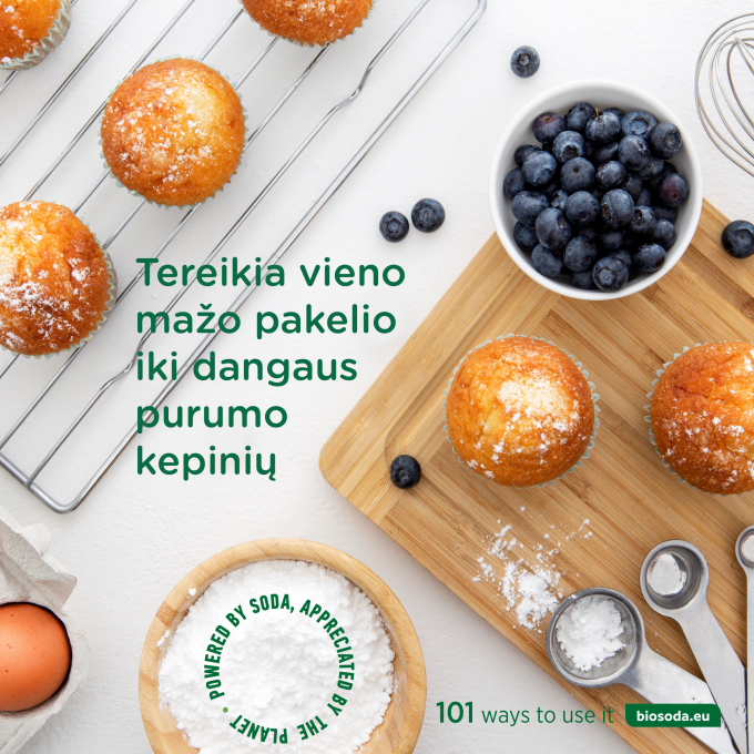 Maistinė soda. Pagalbininkas ruošiant maistą 10 g x 20 vnt