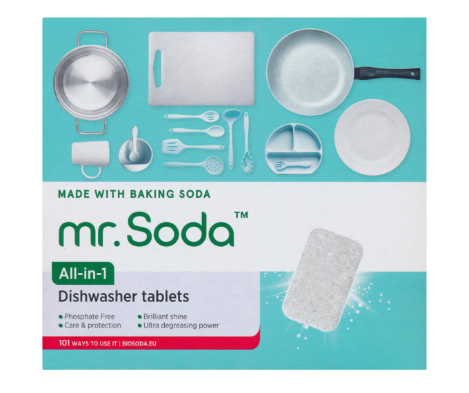 INDAPLOVIŲ TABLETĖS MR.SODA, 30 VNT